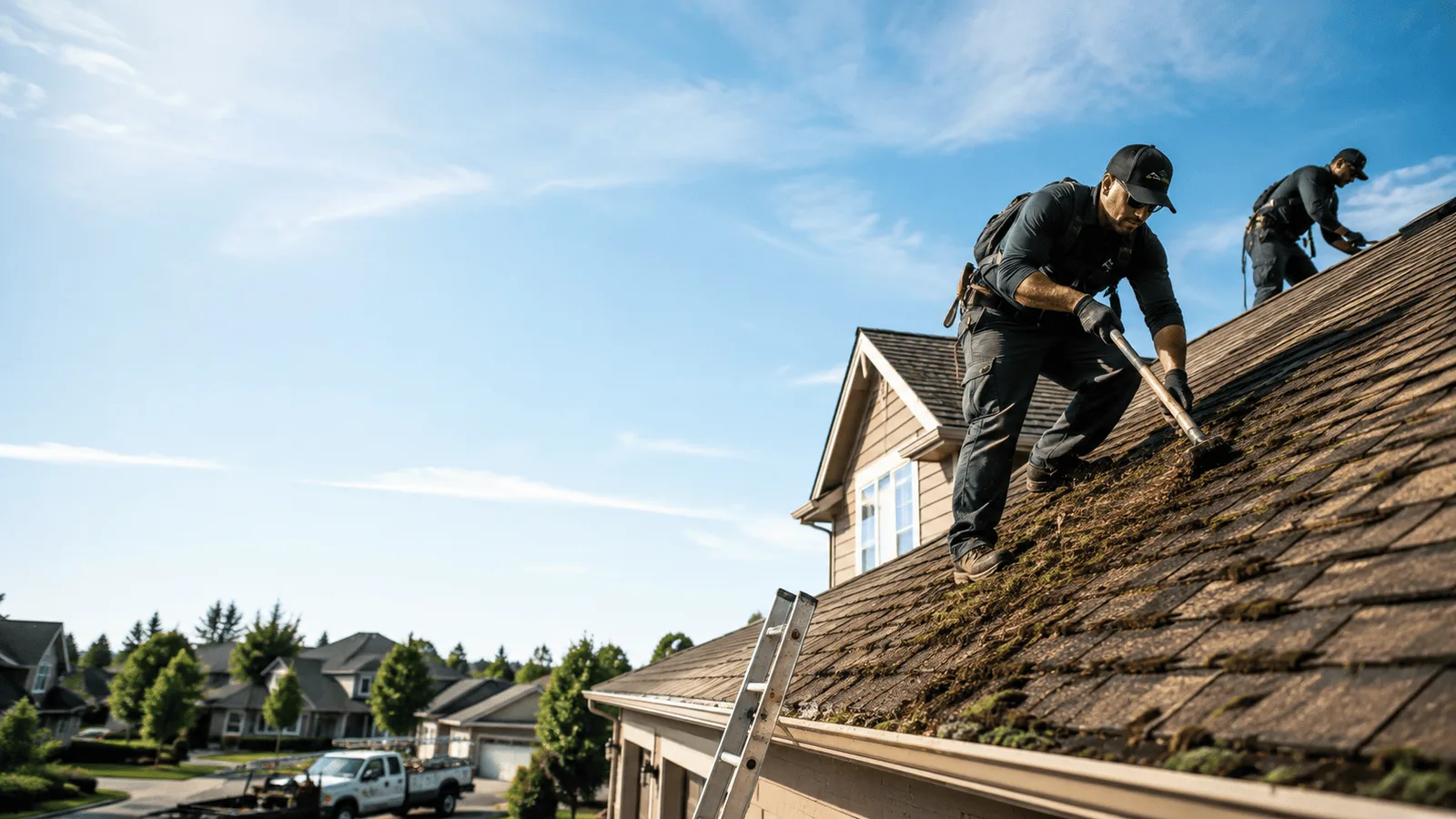 Roof Moss Removal in Rail Road Flat, CA near me
